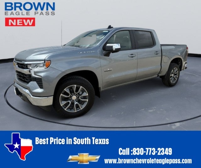 2026 Chevrolet Silverado 1500 LT in Sterling Gray Metallic — front three-quarter view