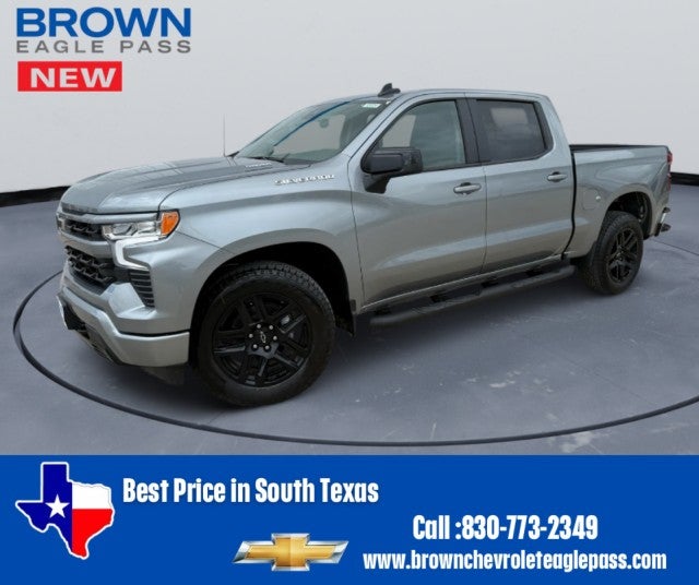 2026 Chevrolet Silverado 1500 RST in Sterling Gray Metallic — front three-quarter view