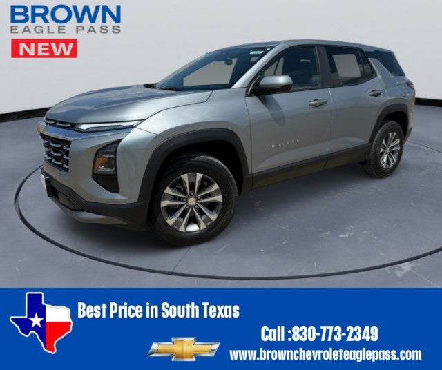 2027 Chevrolet Equinox LT in Sterling Gray Metallic — front three-quarter view