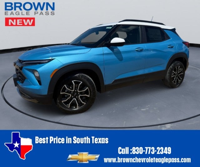 2026 Chevrolet Trailblazer ACTIV in Marina Blue Metallic — front three-quarter view